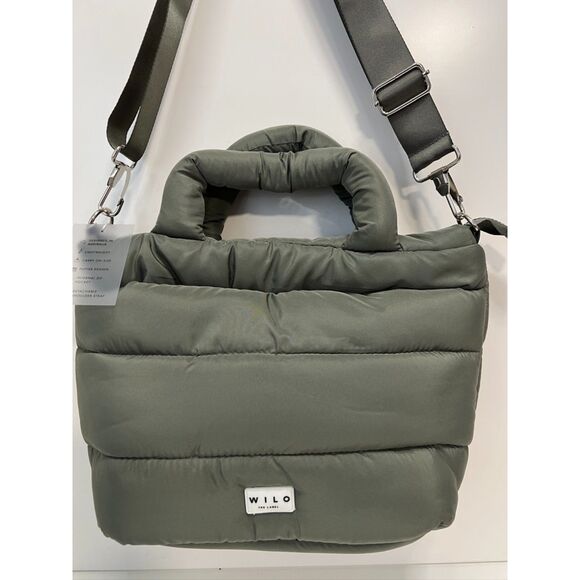 NWT Wilo The Label Puffer Convertible Crossbody Bag - Picture 2 of 10